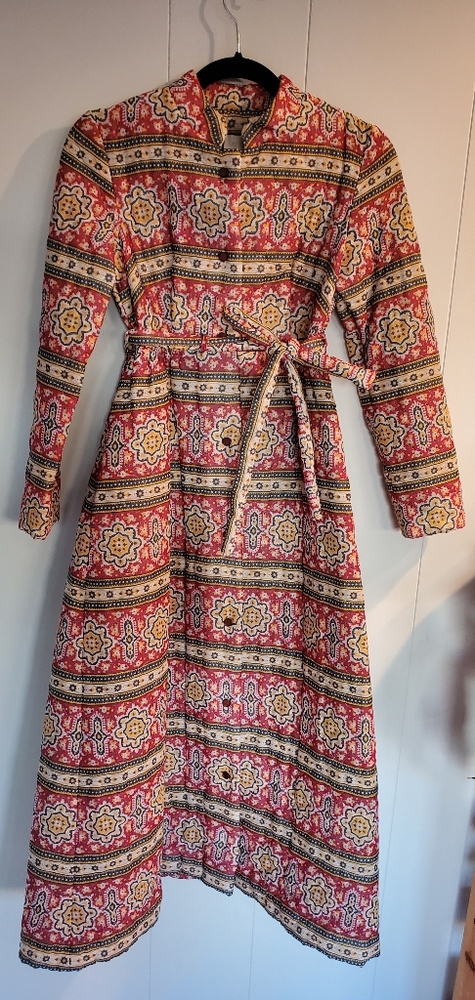 Raymodes quilted childrens long coat